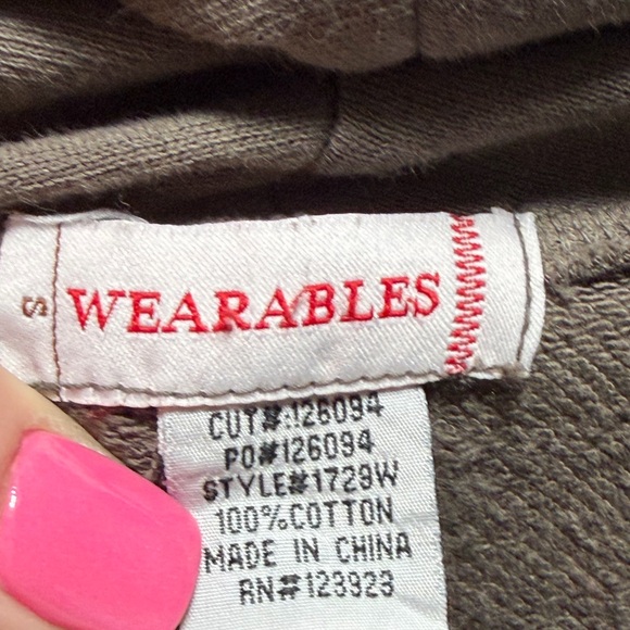 WEARABLES by XCVI Intergallactic Fleece Cinchable Longline Jacket Dress - Small - Picture 7 of 7